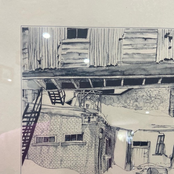 Vintage Print of Streets of Old Montreal - Picture 1 of 9